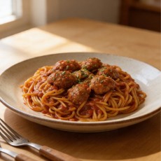 미트볼로제크림스파게티 밀키트(350g)