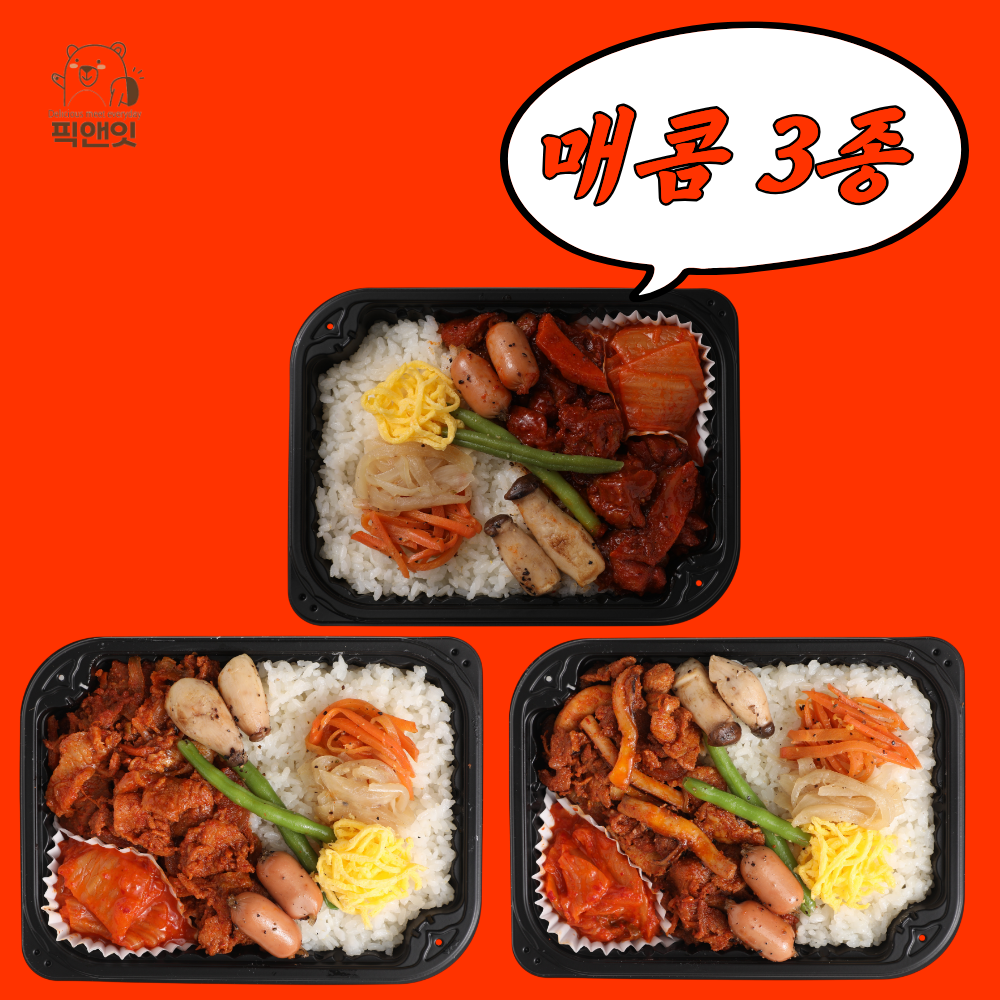 3종 도시락 세트