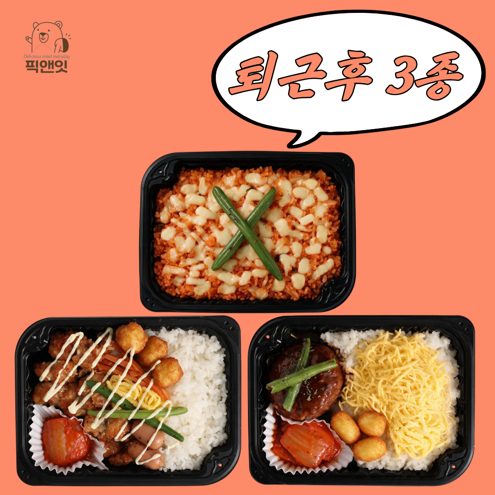 3종 도시락 세트